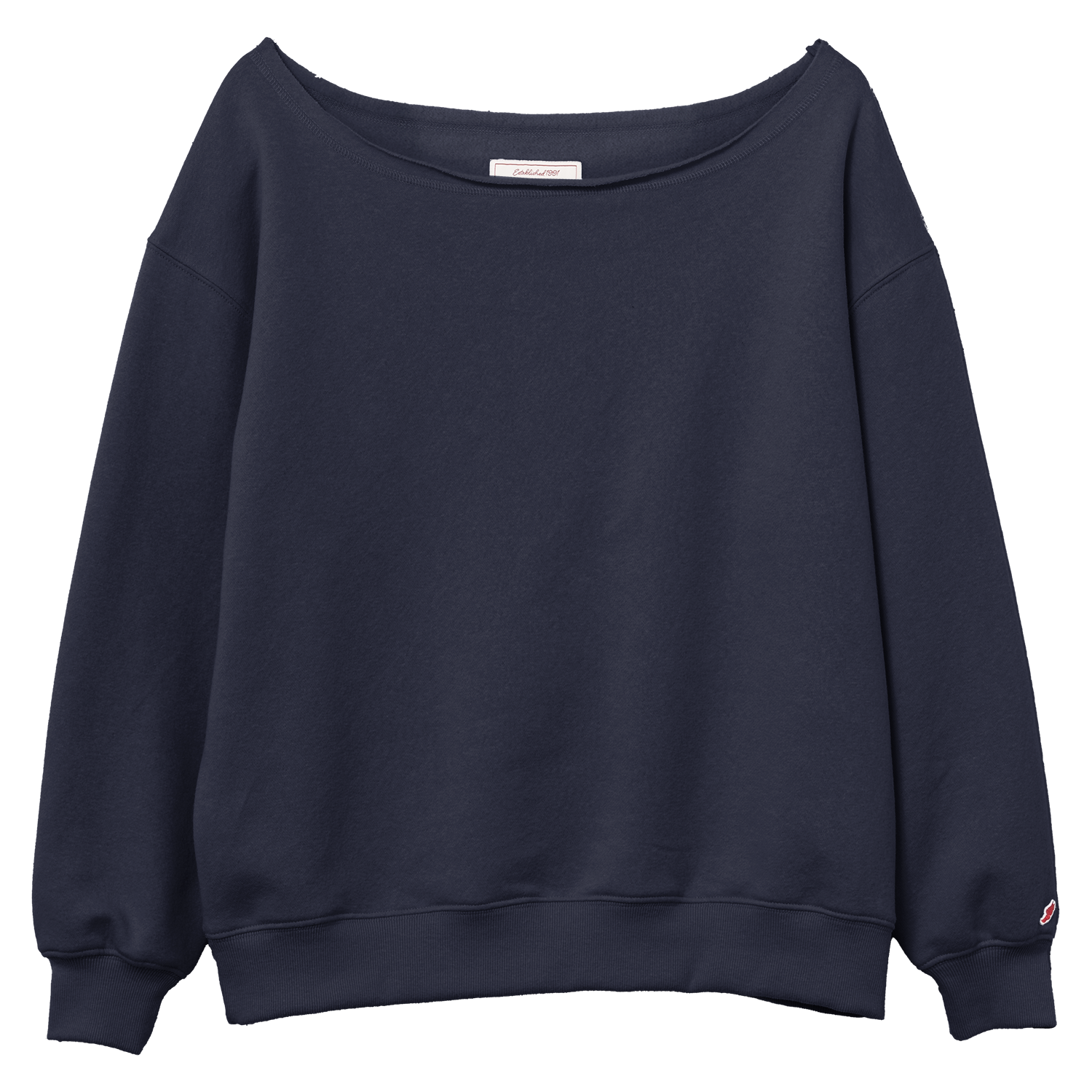 League RVF425 Reverse Fleece Tiffany Off Shoulder