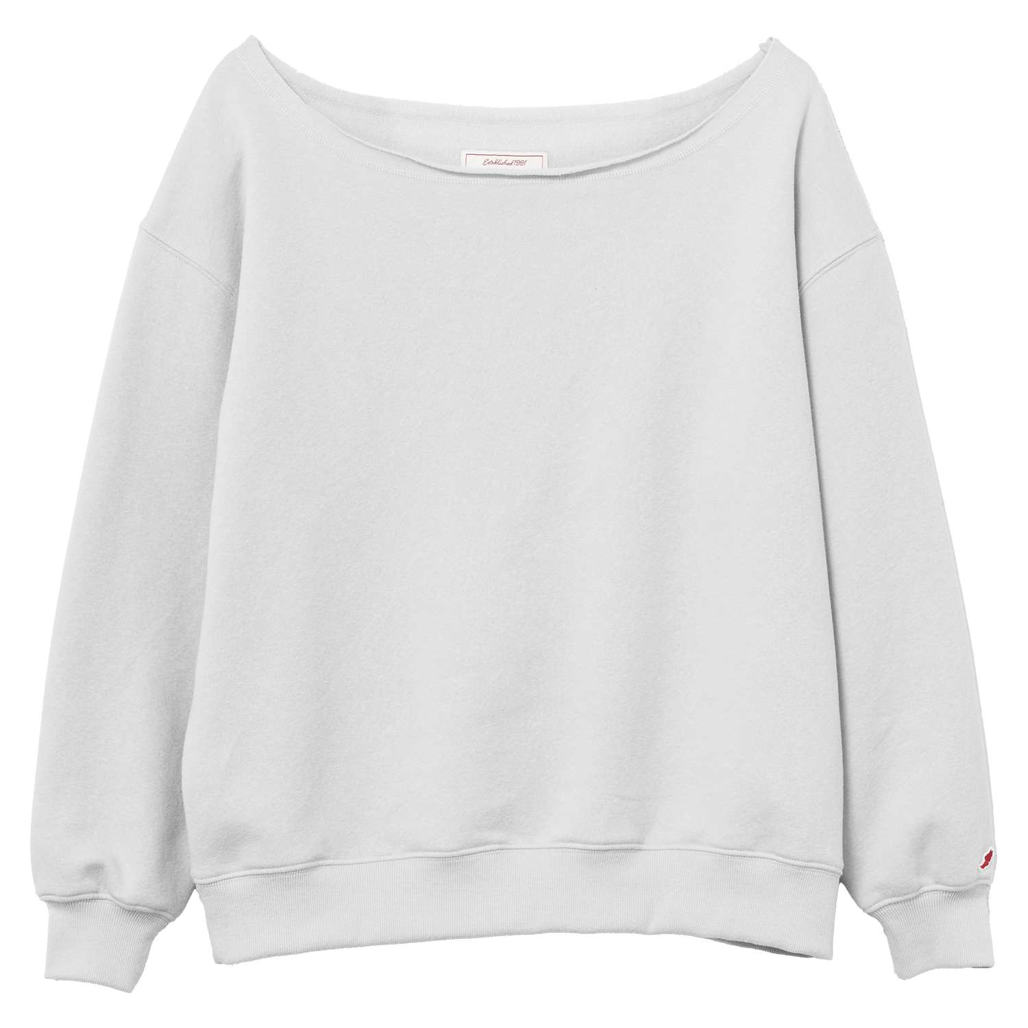 League RVF425 Reverse Fleece Tiffany Off Shoulder