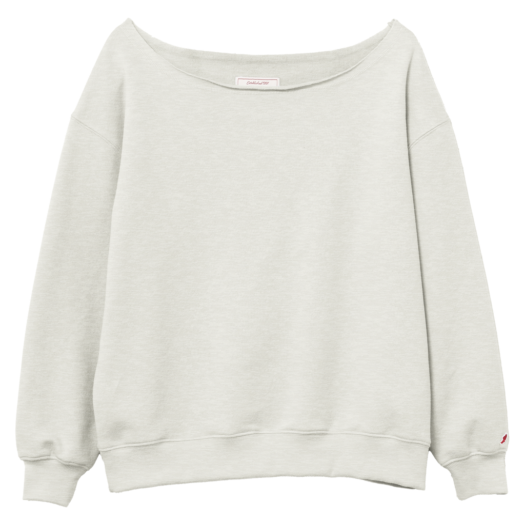 League RVF425 Reverse Fleece Tiffany Off Shoulder