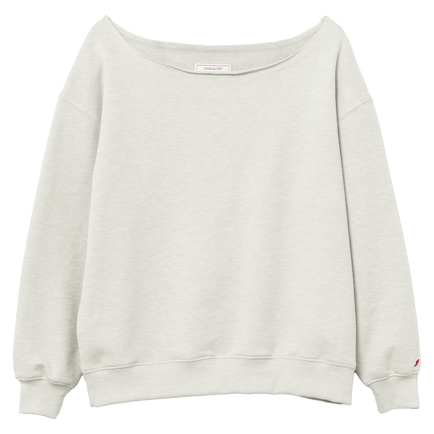 League RVF425 Reverse Fleece Tiffany Off Shoulder