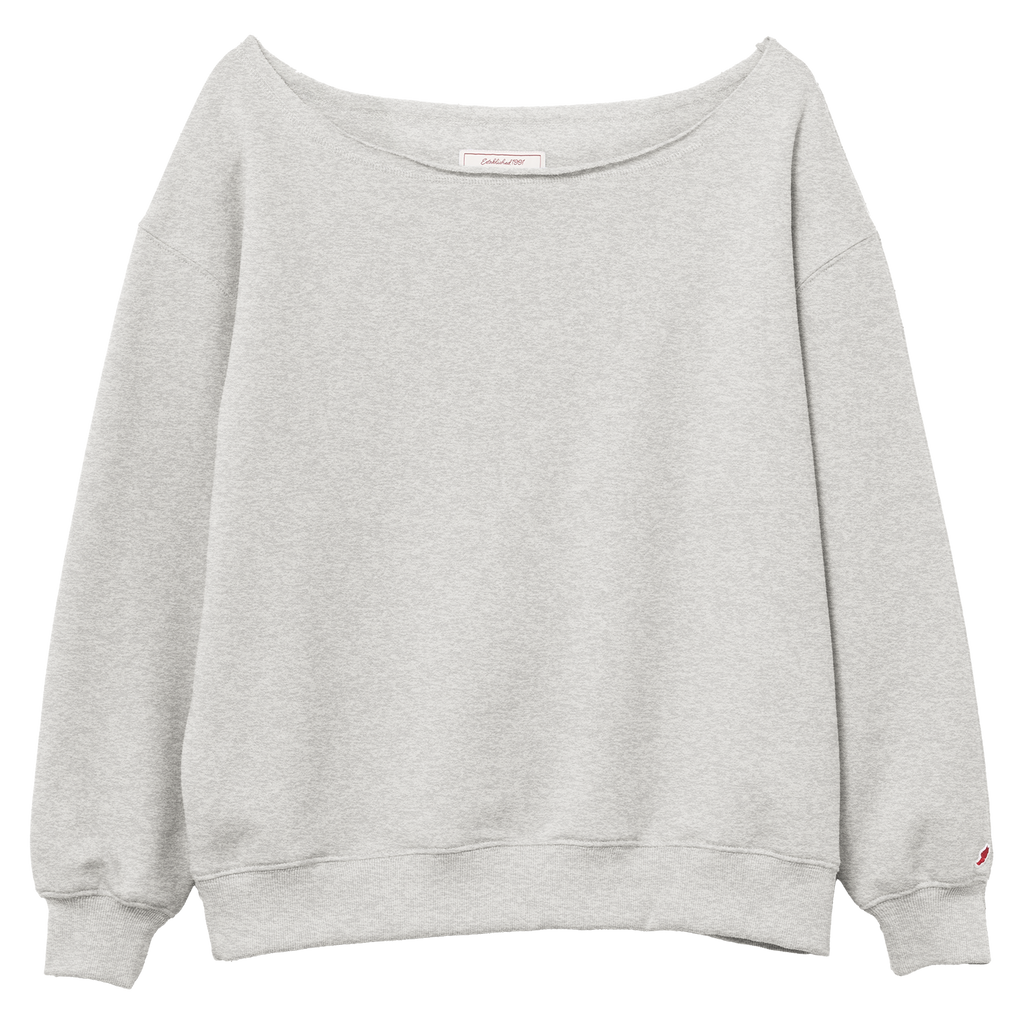 League RVF425 Reverse Fleece Tiffany Off Shoulder