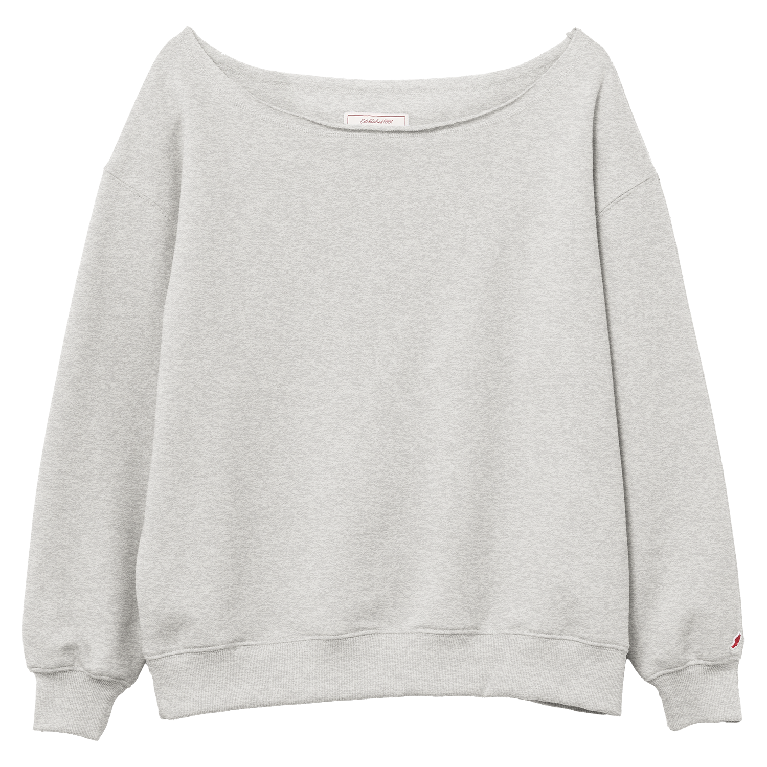 League RVF425 Reverse Fleece Tiffany Off Shoulder
