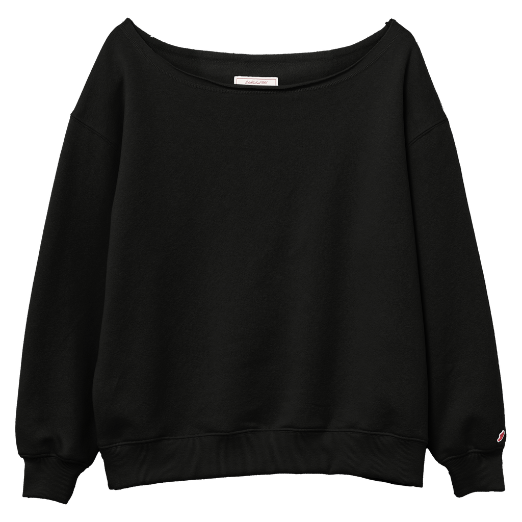 League RVF425 Reverse Fleece Tiffany Off Shoulder