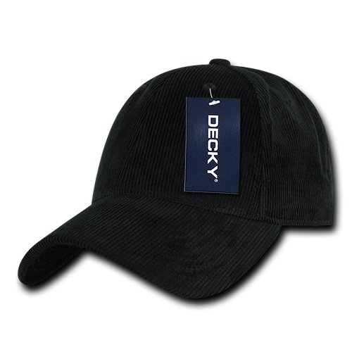 Decky 231 6 Panel Low Profile Structured Corduroy Cap