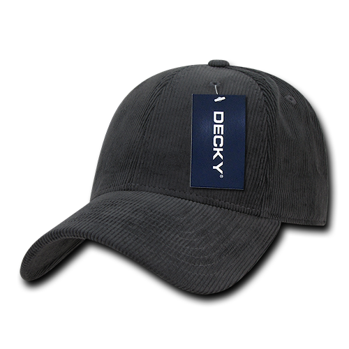 Decky 231 6 Panel Low Profile Structured Corduroy Cap