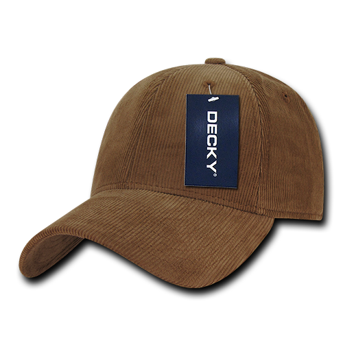 Decky 231 6 Panel Low Profile Structured Corduroy Cap