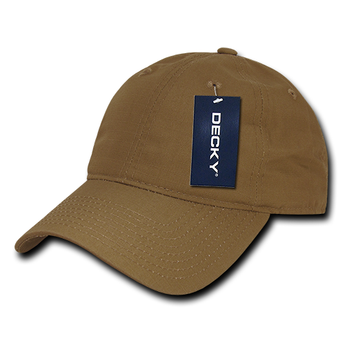 Decky 239 6 Panel Low Profile Relaxed Ripstop Dad Hat