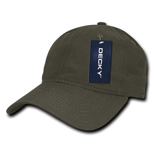 Decky 239 6 Panel Low Profile Relaxed Ripstop Dad Hat