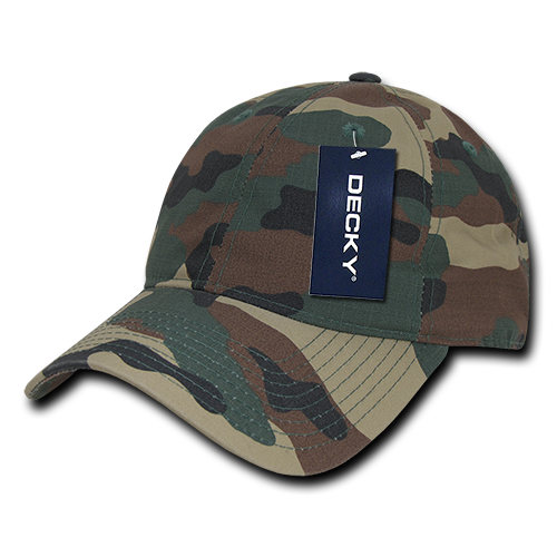 Decky 239 6 Panel Low Profile Relaxed Ripstop Dad Hat