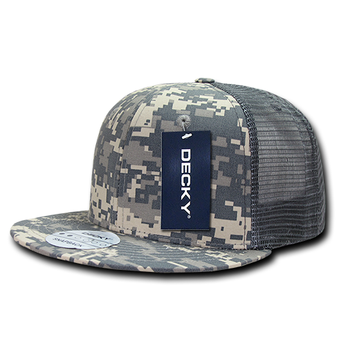 Decky 241 6 Panel High Profile Structured Ripstop Trucker