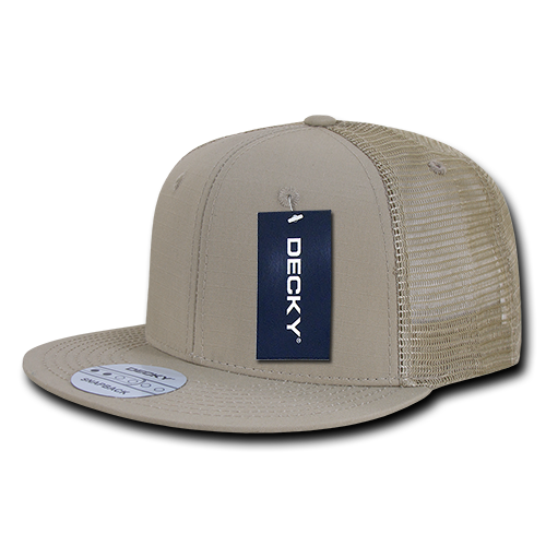 Decky 241 6 Panel High Profile Structured Ripstop Trucker