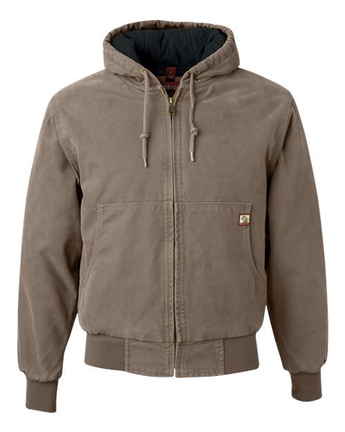 DRI DUCK 5020 Men's Cheyenne Boulder Cloth™ Hooded Jacket with Tricot Quilt Lining