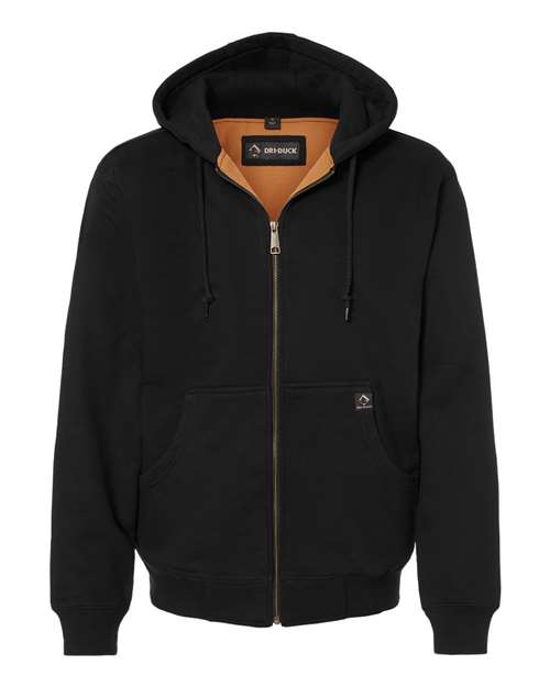 DRI DUCK 7033T Men's Tall Crossfire Heavyweight Power Fleece Hooded Jacket with Thermal Lining