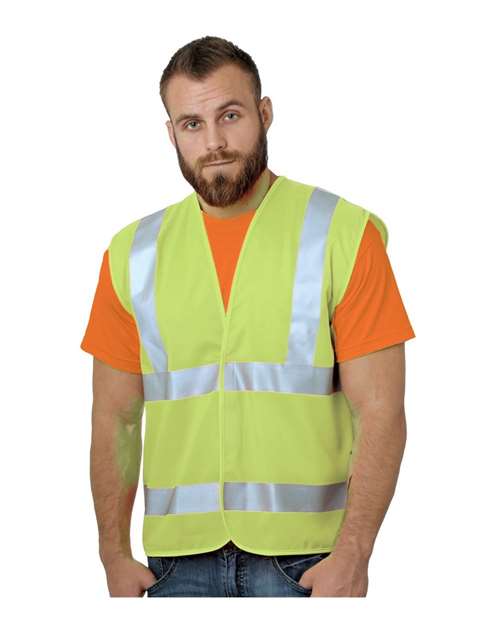 Bayside 3789 Unisex USA-Made Economy Class 2 ANSI Vest