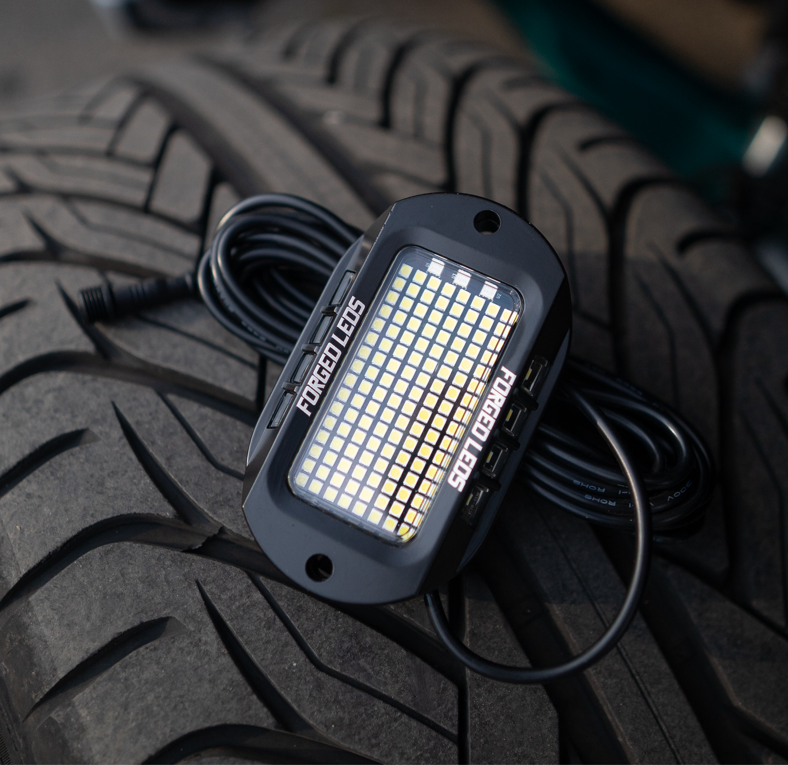 LOWGLOW 144 LED Rock Light - White P&P