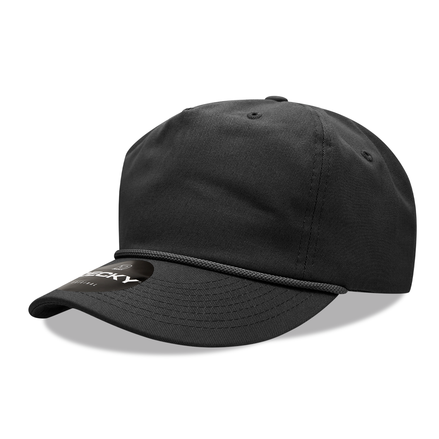 Decky 252 5 Panel High Profile Relaxed Cotton Rope Hat