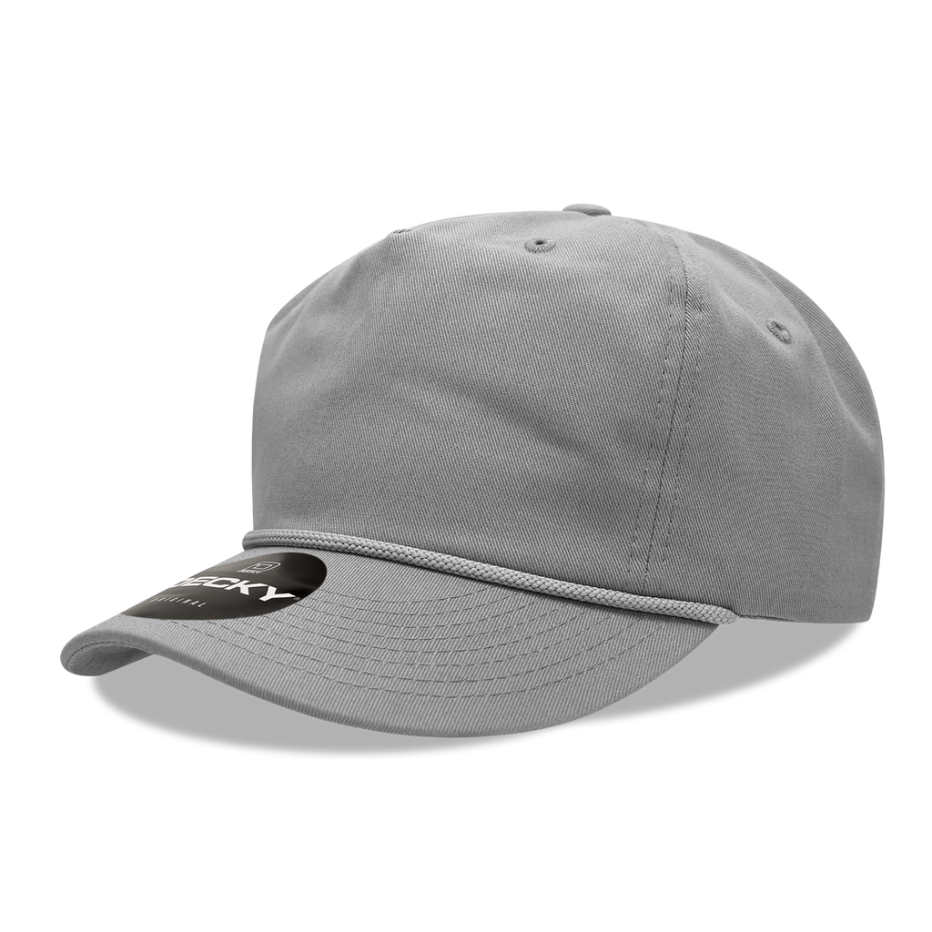 Decky 252 5 Panel High Profile Relaxed Cotton Rope Hat