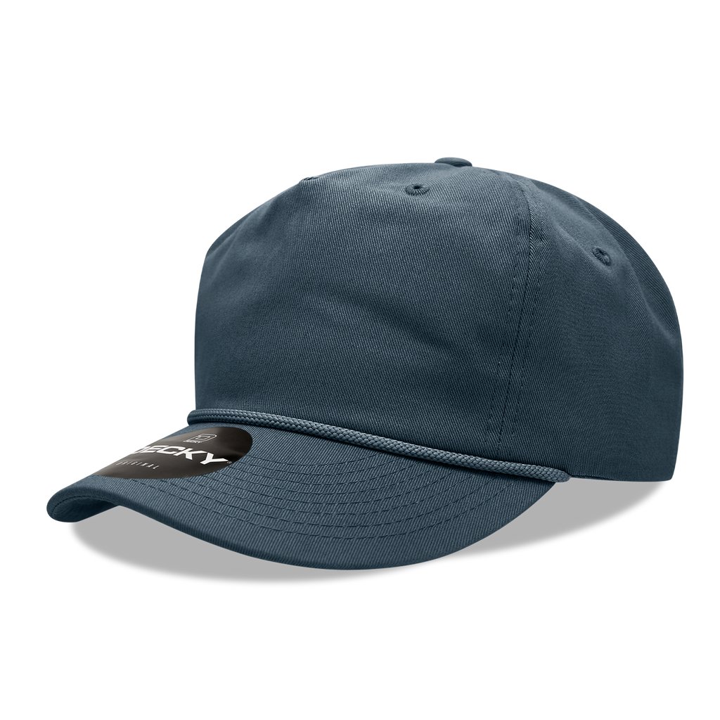 Decky 252 5 Panel High Profile Relaxed Cotton Rope Hat