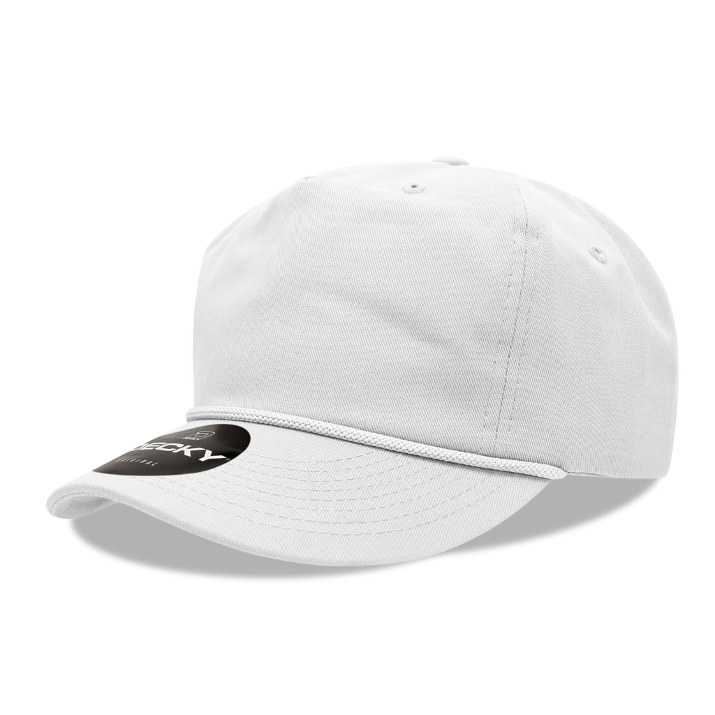 Decky 252 5 Panel High Profile Relaxed Cotton Rope Hat