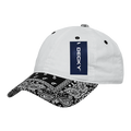 Decky 256 6 Panel Low Profile Relaxed Bandanna Bill Dad Hat