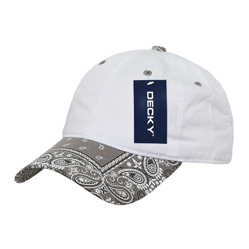 Decky 256 6 Panel Low Profile Relaxed Bandanna Bill Dad Hat