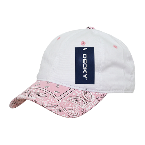 Decky 256 6 Panel Low Profile Relaxed Bandanna Bill Dad Hat
