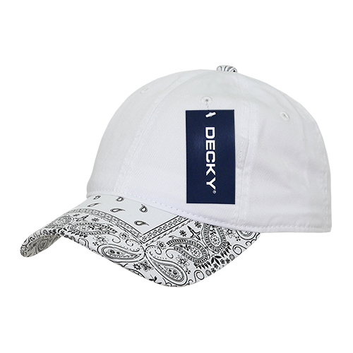 Decky 256 6 Panel Low Profile Relaxed Bandanna Bill Dad Hat
