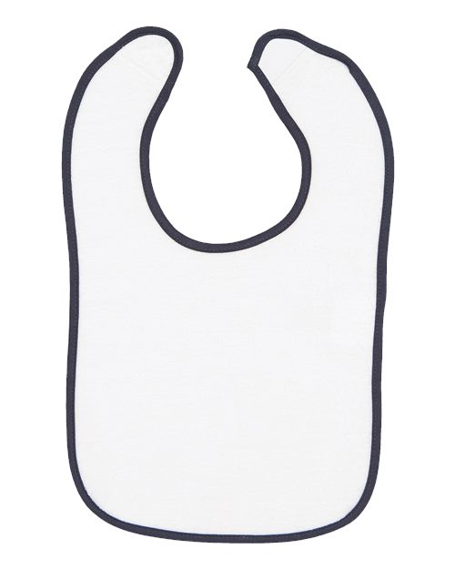 Rabbit Skins 1003 Infant Contrast Trim Terry Bib