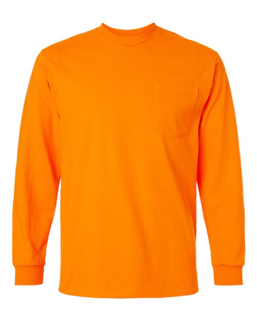 Gildan 2410 Unisex Ultra Cotton® Long Sleeve Pocket T-Shirt