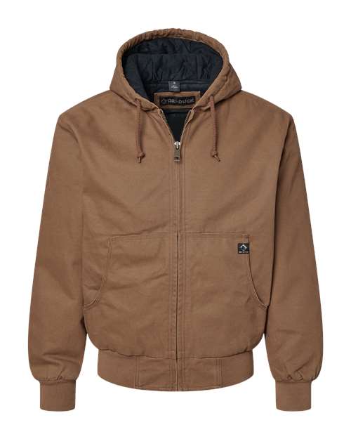 DRI DUCK 5020 Men's Cheyenne Boulder Cloth™ Hooded Jacket with Tricot Quilt Lining