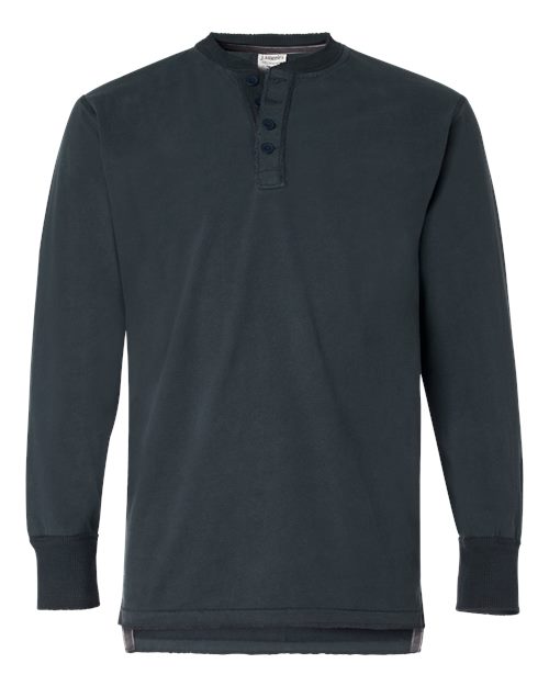 J. America 8244 Men's Vintage Brushed Jersey Henley