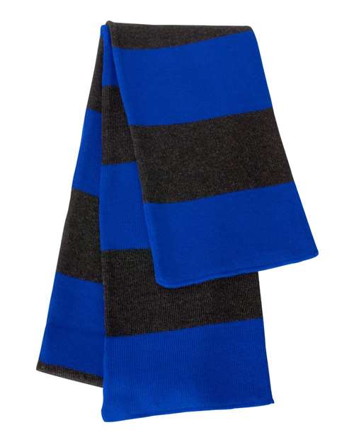 Sportsman SP02 Rugby-Striped Knit Scarf