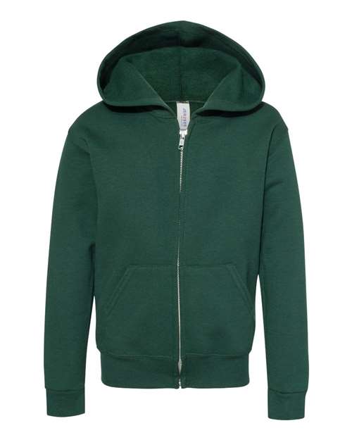 JERZEES 993BR Youth NuBlend® Full-Zip Hooded Sweatshirt