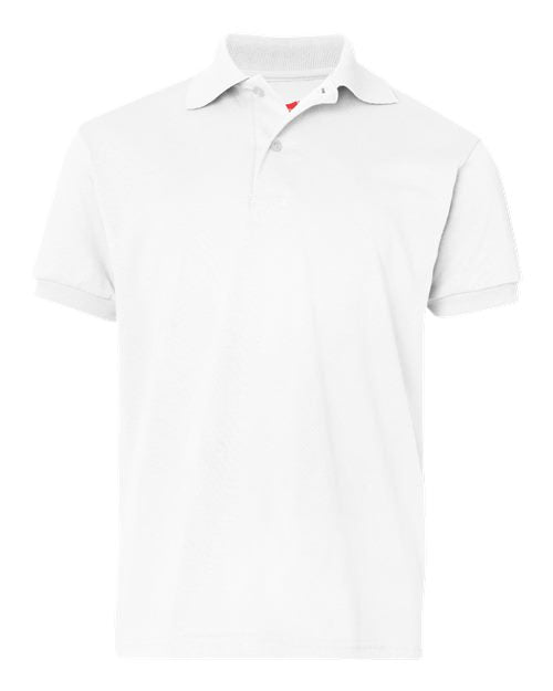 Hanes 054Y Youth EcoSmart® Jersey Polo