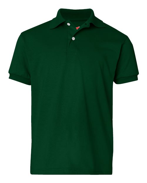 Hanes 054Y Youth EcoSmart® Jersey Polo
