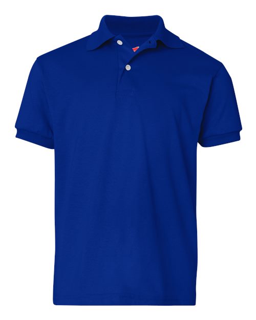 Hanes 054Y Youth EcoSmart® Jersey Polo