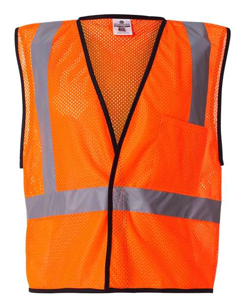 Kishigo 1193-1194 Unisex Economy Single Pocket Hook-and-Loop Mesh Vest