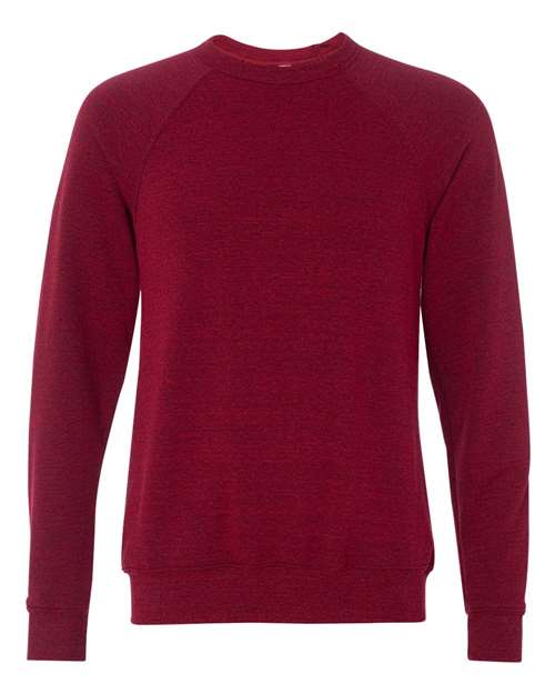 BELLA + CANVAS 3901 Unisex Sponge Fleece Raglan Crewneck Sweatshirt