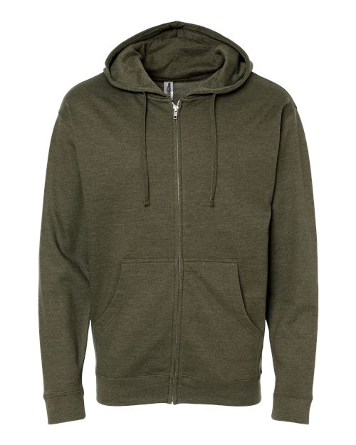 Independent Trading Co. SS4500Z Unisex Midweight Full-Zip Hooded Sweatshirt