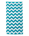 Carmel Towel Company C3060X Chevron Velour Beach Towel