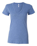 BELLA + CANVAS 8435 Women’s Triblend Deep V-Neck Tee