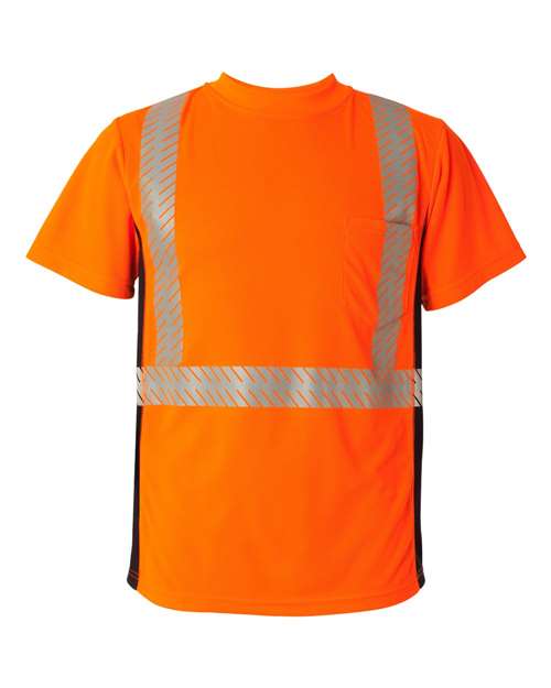 Kishigo 9114-9115 Unisex Premium Black Series® Breathable Tape Class 2 T-Shirt