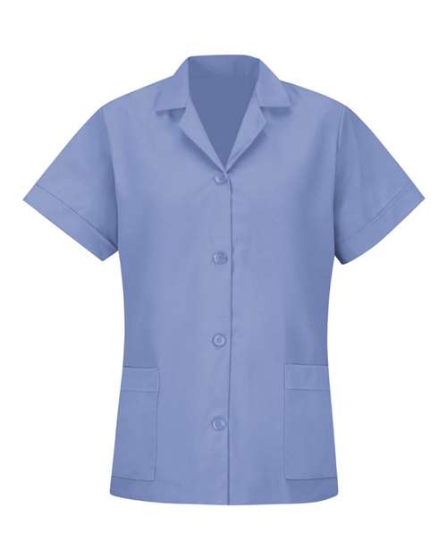Red Kap TP23 Women's Loose Fit Short Sleeve Button Smock