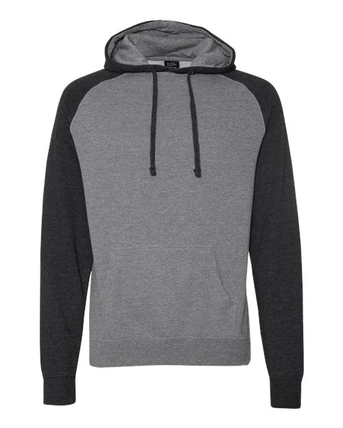 Independent Trading Co. IND40RP Unisex Raglan Hooded Sweatshirt