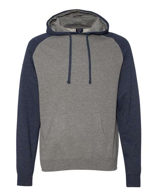 Independent Trading Co. IND40RP Unisex Raglan Hooded Sweatshirt