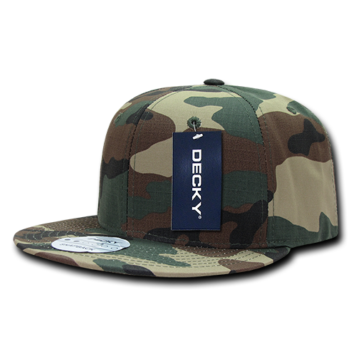 Decky 360 6 Panel High Profile Structured Ripstop Snapback