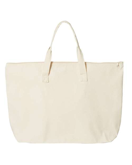 Liberty Bags 8863 Tote with Top Zippered Closure