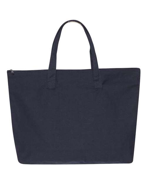 Liberty Bags 8863 Tote with Top Zippered Closure