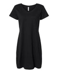 LAT 3522 Women's Fine Jersey V-Neck Coverup