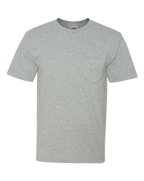 Bayside 5070 Unisex USA-Made Midweight Pocket T-Shirt